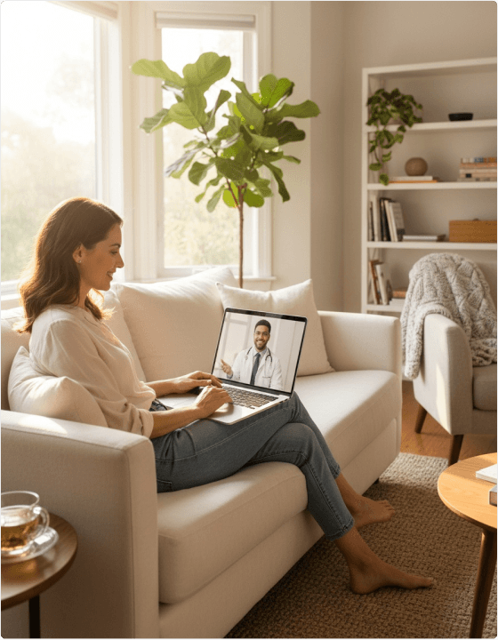 Consultations that feel like you're in the room