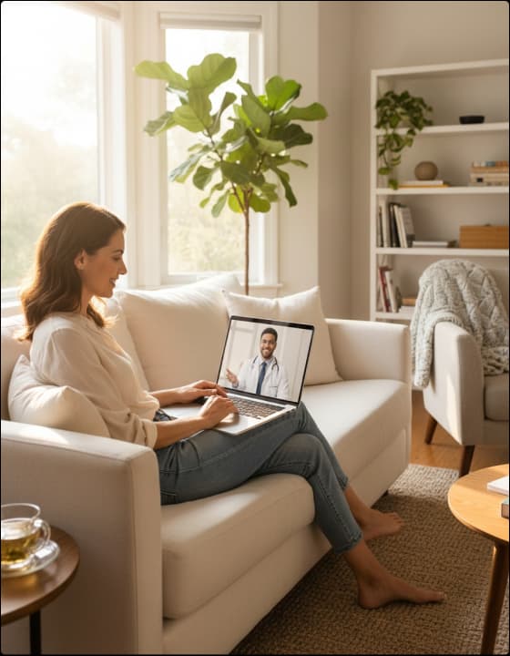 Consultations that feel like you're in the room